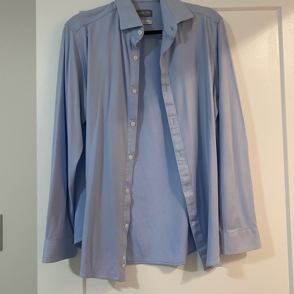 Michael Kors Sky Blue Dress Shirt